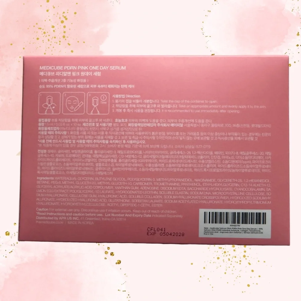*NEW*‎ Medicube PDRN Pink One Day Serum - Salmon PDRN 99%